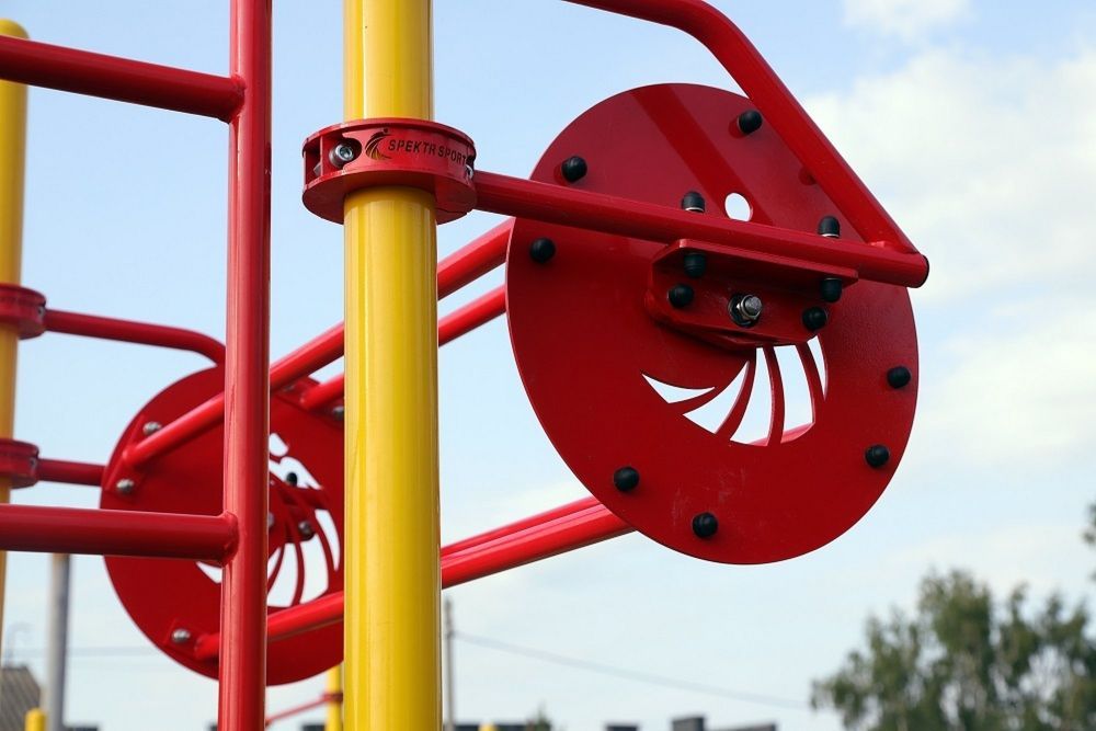 Фото Тренажер для воркаут комплексов Крутящийся рукоход (с комплектом хомутов) Pioner A17295