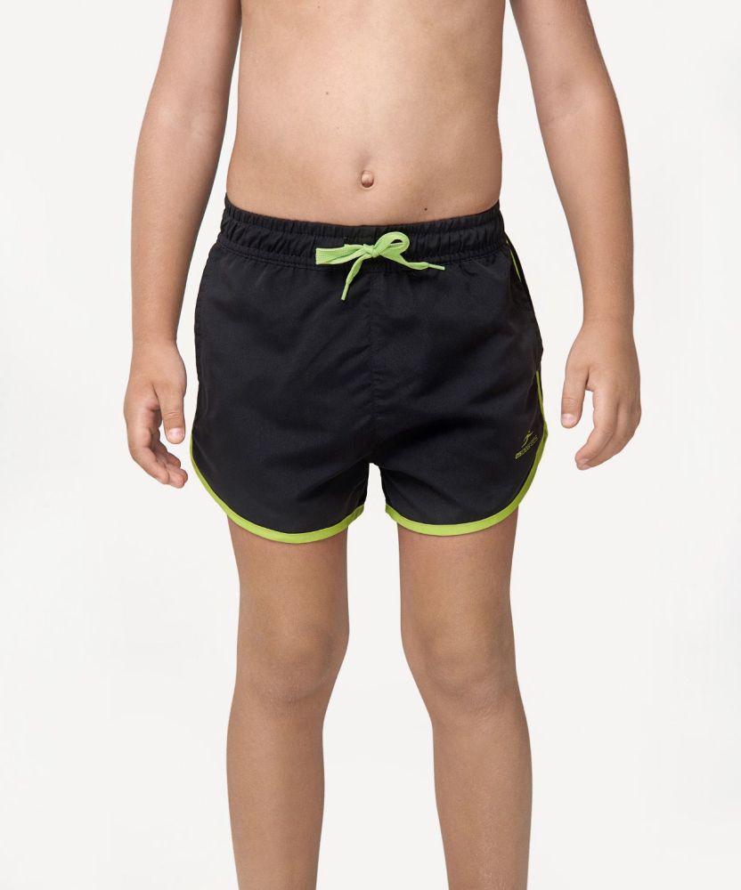 Фотографии Шорты для плавания Station Black/Lime, полиэстер, детский