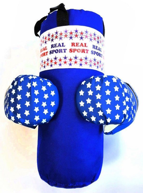 Фото Набор боксерский Real Sport Мини RS250 синий