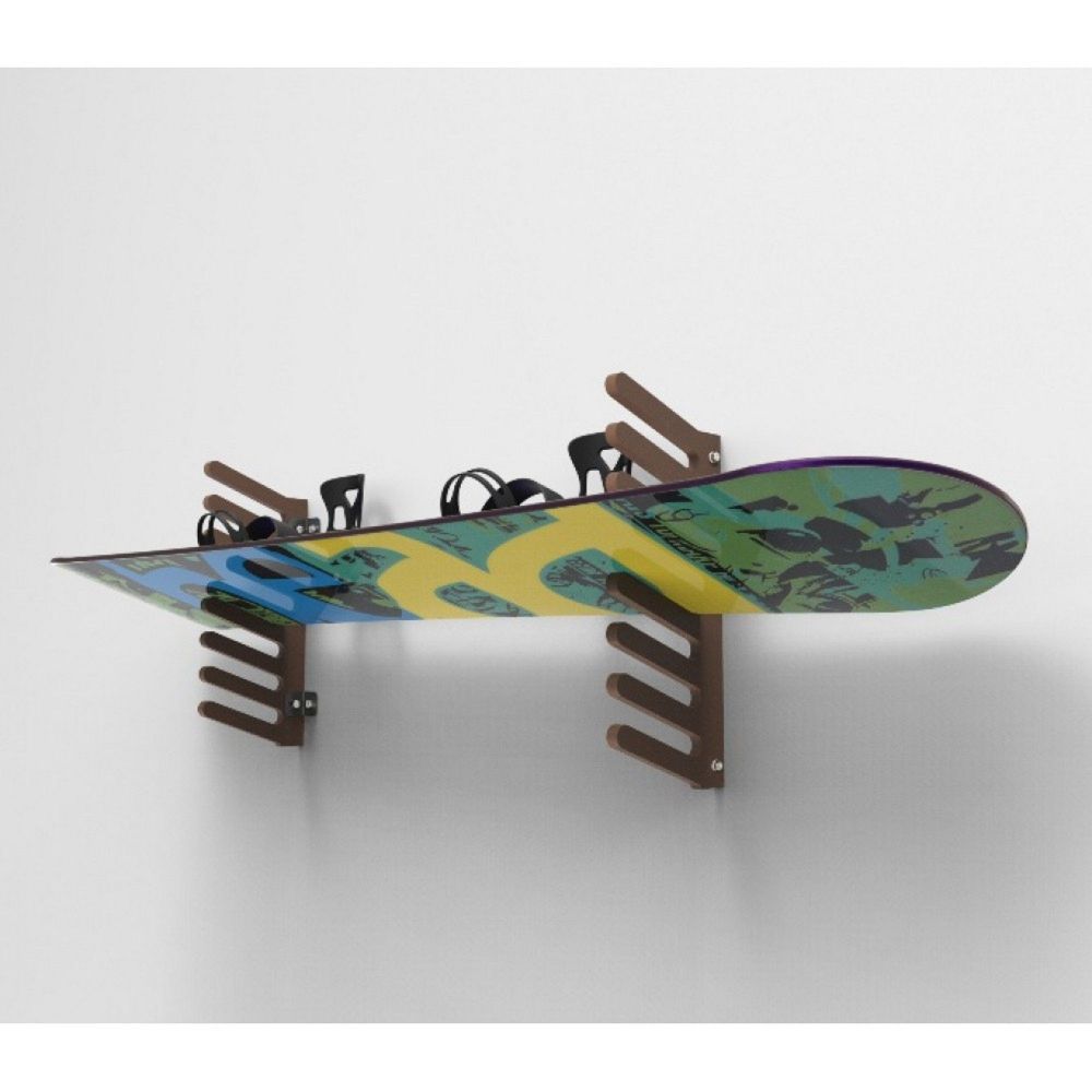 Фотографии Вешалка Эконом для сноубордов и вейкбордов, пристенная 45х80х18см  SE-7