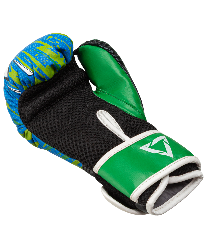 Фотографии Набор для бокса DODGER, синий/зеленый, 23x17 см, 4 oz