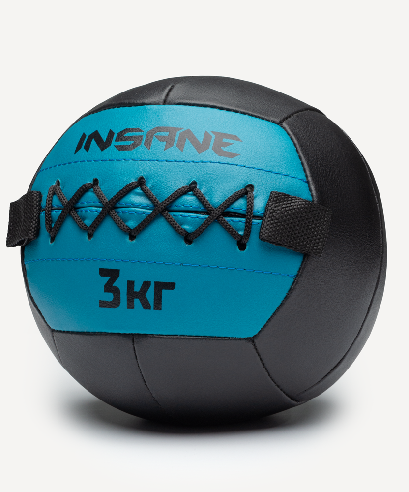 Фотографии Медбол IN24-WB100, 3 кг, голубой