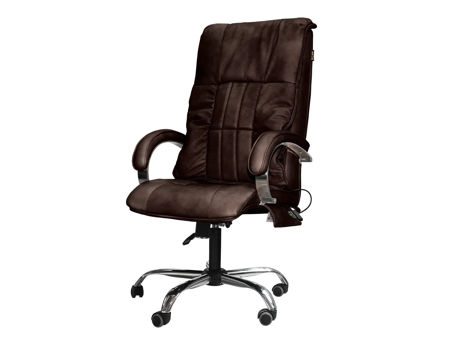 Офисное массажное кресло EGO BOSS EG1001 LKFO ШОКОЛАД (Арпатек)