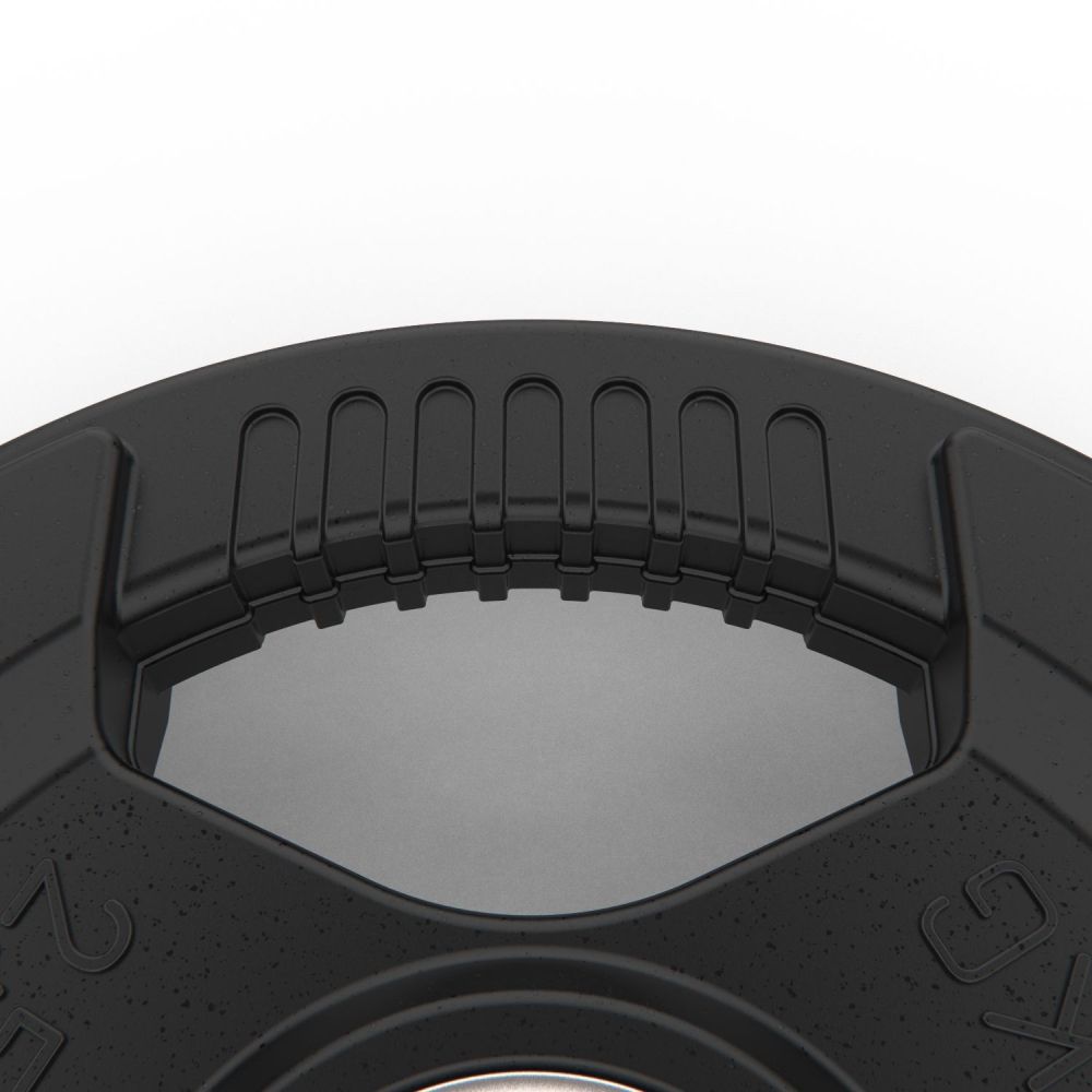 Диск обрезиненный DFC, чёрный, с хватом, 51мм, 2,5кг