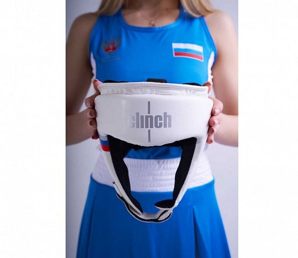 Фотографии Шлем боксерский Clinch Olimp C112 белый