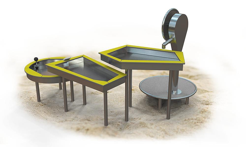 Фотографии Детская площадка для игр с песком и водой Нептун