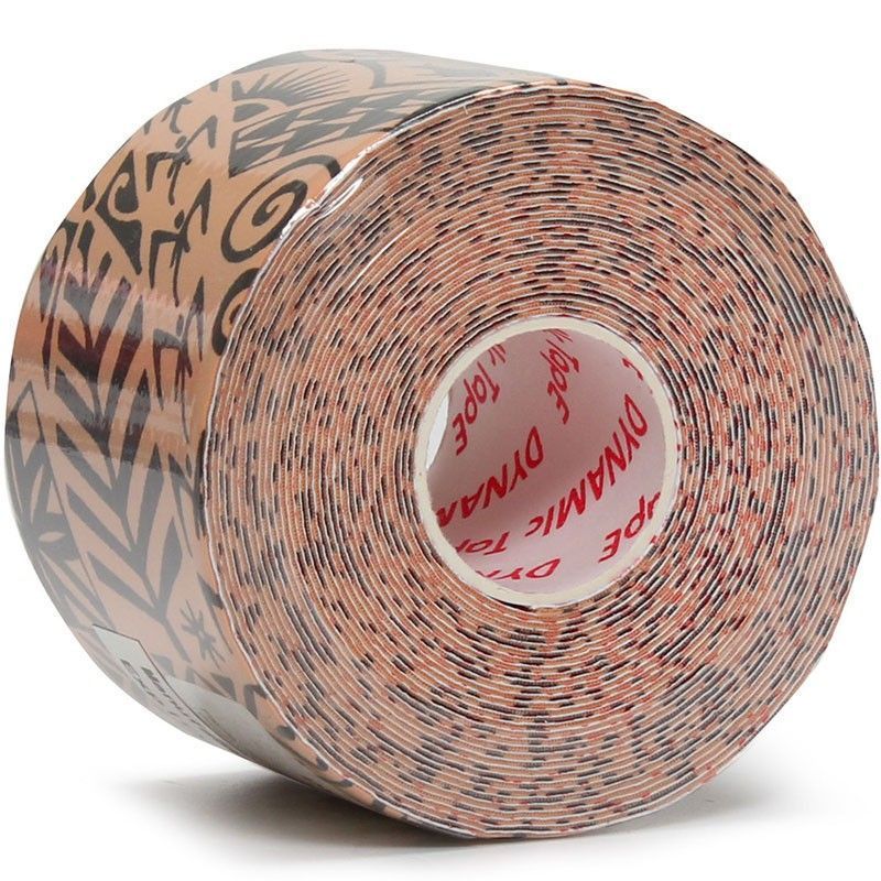 Фото Тейп динамический Dynamic Tape DT50TT телесный с черным тату
