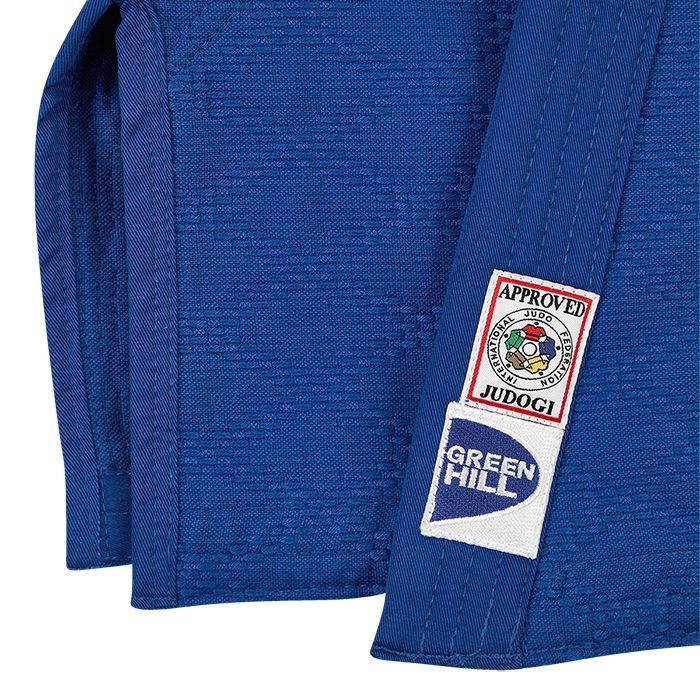 Фотографии Кимоно Дзюдо Green Hill Super одобрено IJF JSS-10212 , синее
