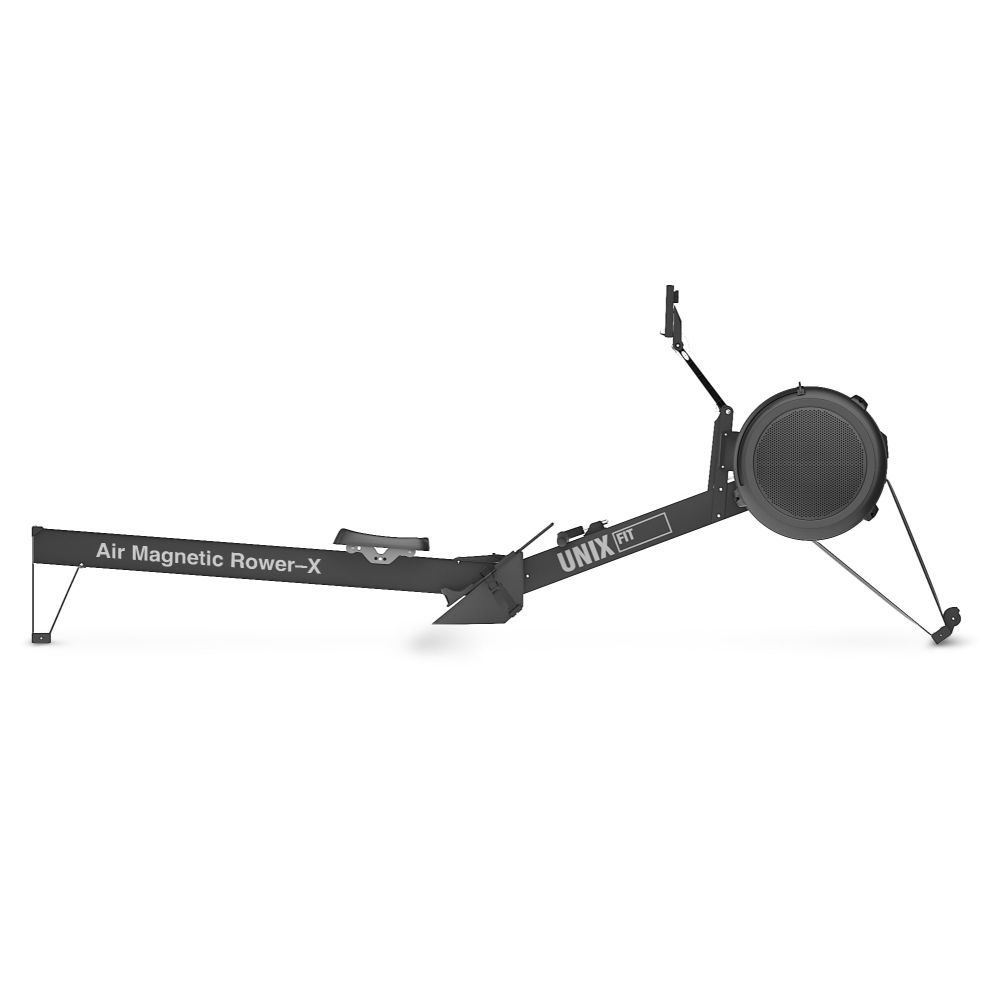 Гребной тренажер UNIX Fit Air водушно-магнитный / Magnetic Rower-X черный