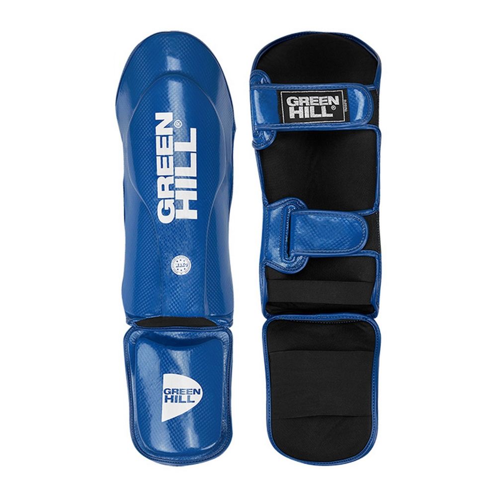 Фотографии Защита голени и стопы Green Hill Full Contact Wako Approved SIP-2505w синий