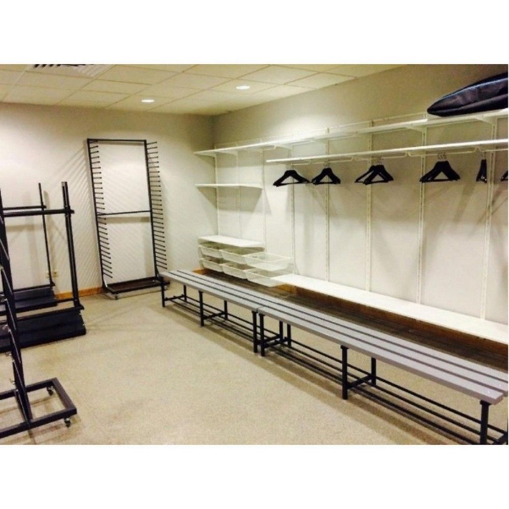 Фотографии Лавка для раздевалок (пластик 20 мм) 200x33,5х40,5см L 200/35/40