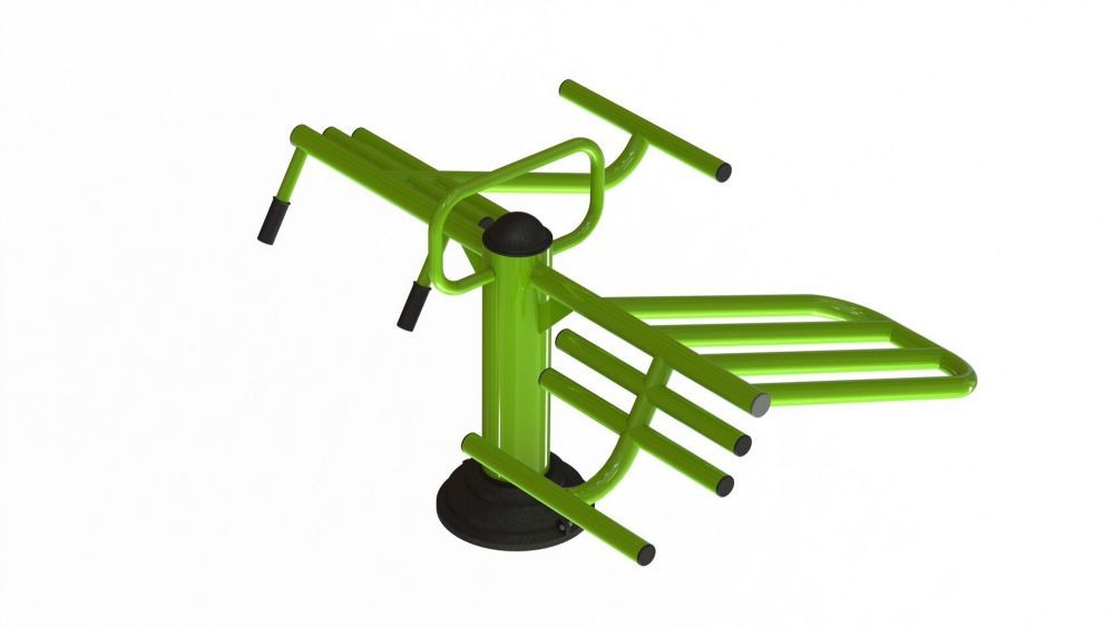 Фото Уличный тренажер взрослый Пресс для двоих Pioner A17013