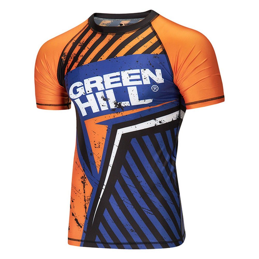 Фотографии Рашгард Green Hill RGS-4051 сине-оранжевый