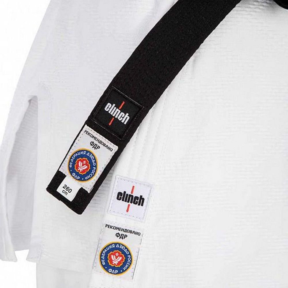 Фотографии Кимоно для дзюдо Clinch Judo Gold FDR C777 белый
