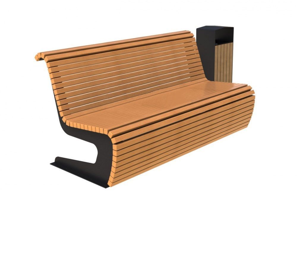 Фото Скамья парковая Волна 2