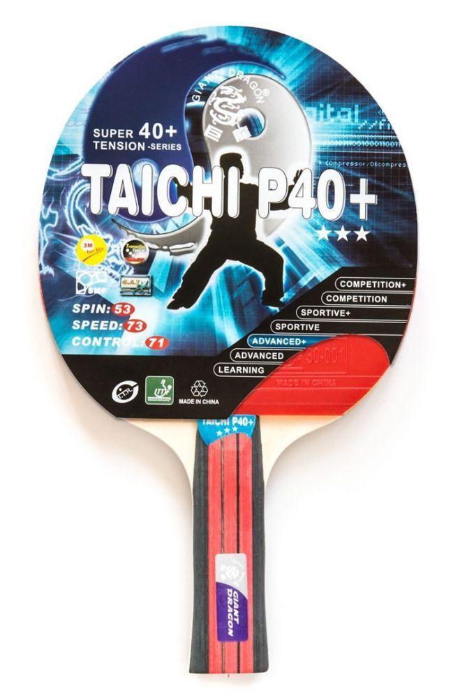 Фото Теннисная ракетка Dragon Taichi 3 Star New (коническая)
