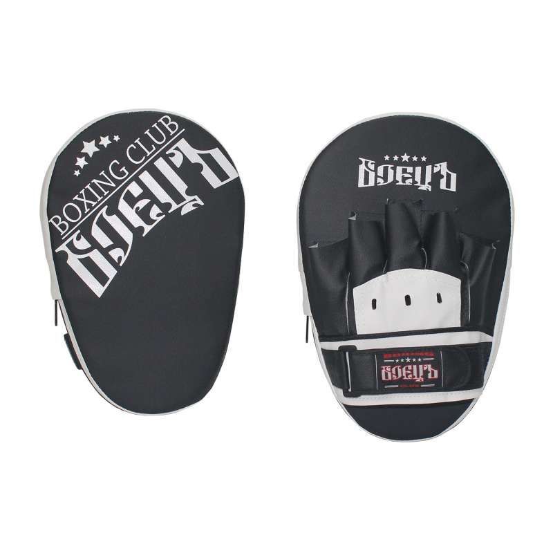 Фото Лапы боксерские прямые Body Form Боецъ 211 черный-белый