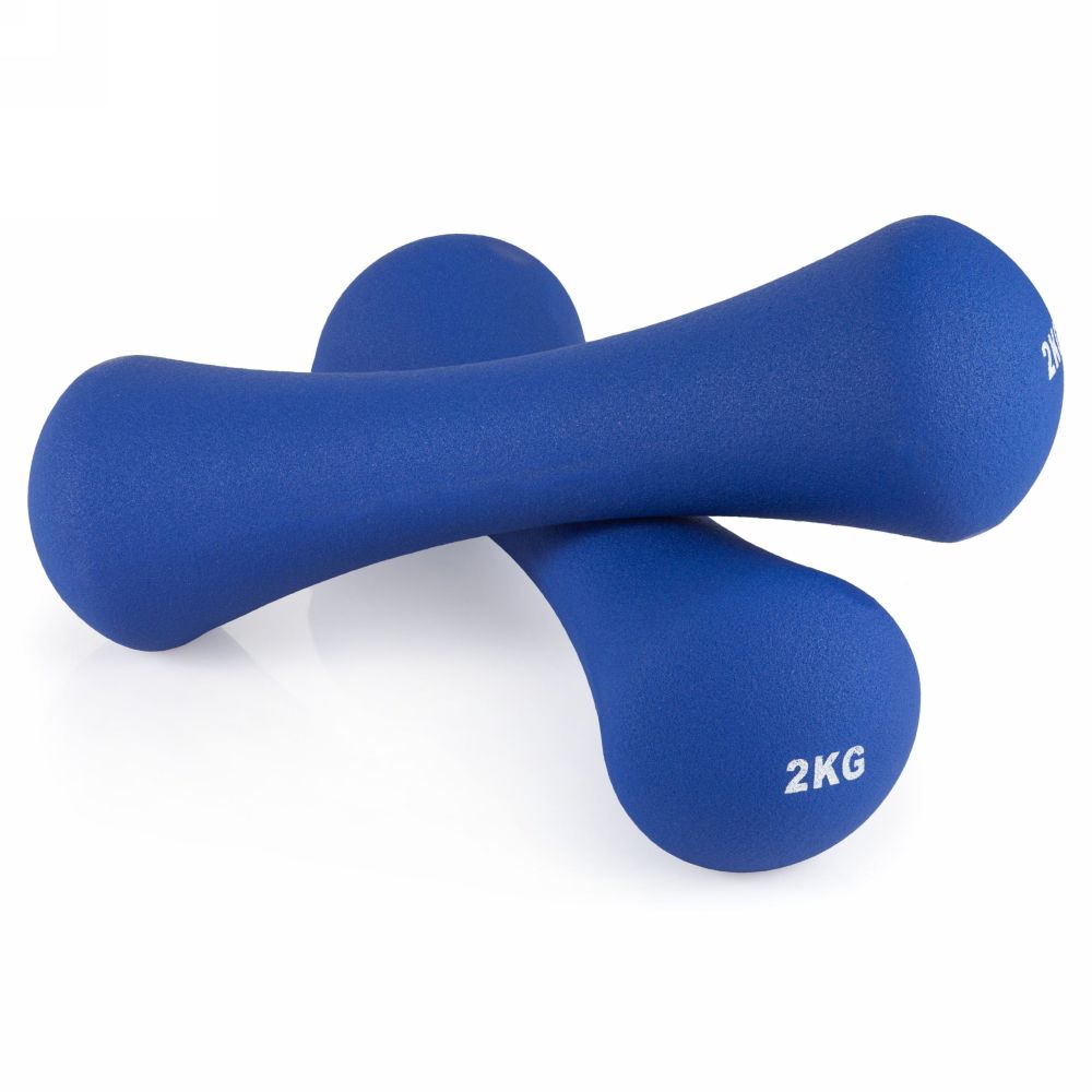 Гантель неразборная 2 кг. неопрен VictoryFit VF-DN020