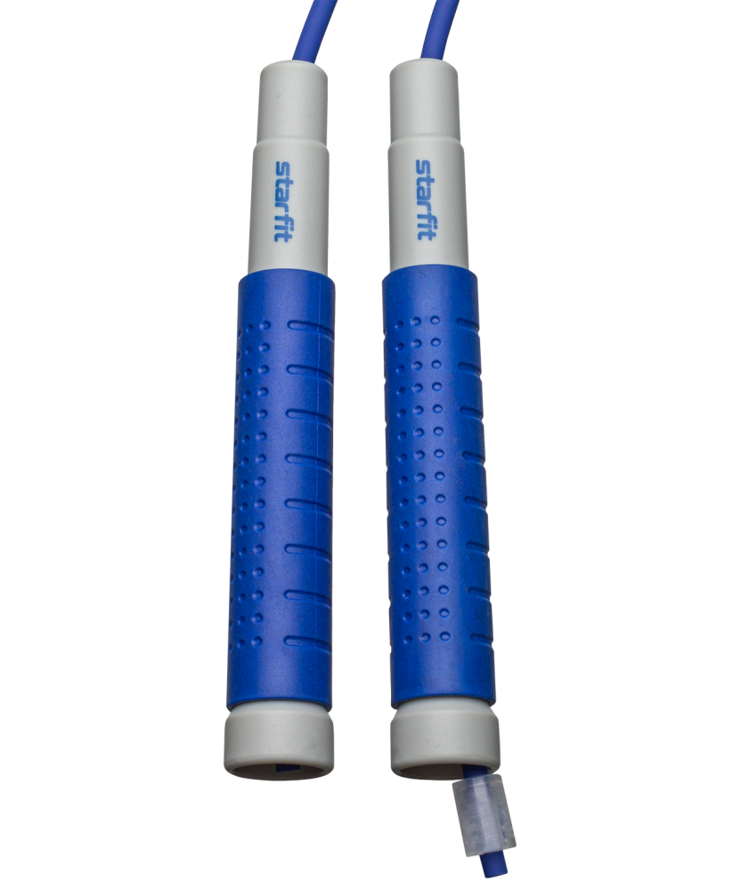 Фотографии Скакалка RP-401, c силиконовыми ручками, 3 м, синий