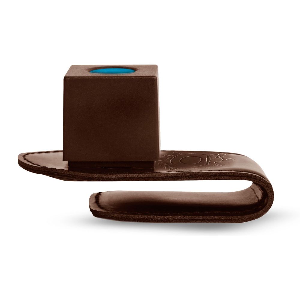 Фотографии Держатель для мела кожаный коричневый