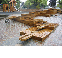 Фотографии Детская площадка для игр с песком и водой "Оазис"