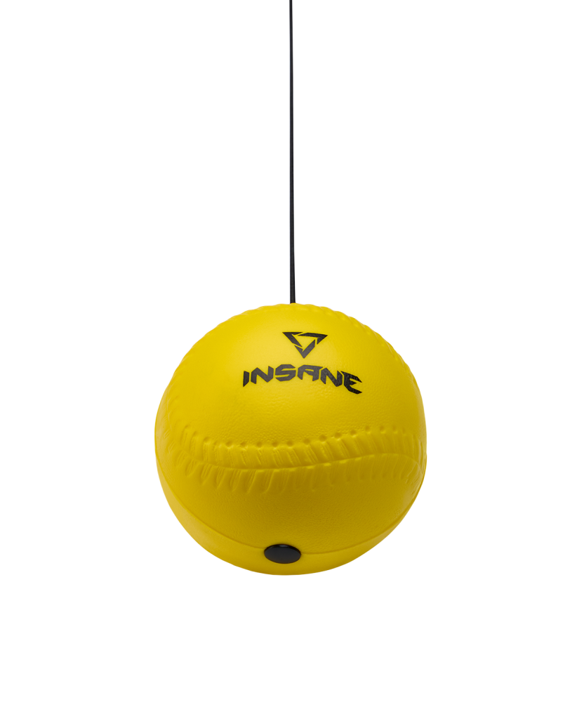 Фотографии Мяч боевой IN23-FB103 на резинке, желтый