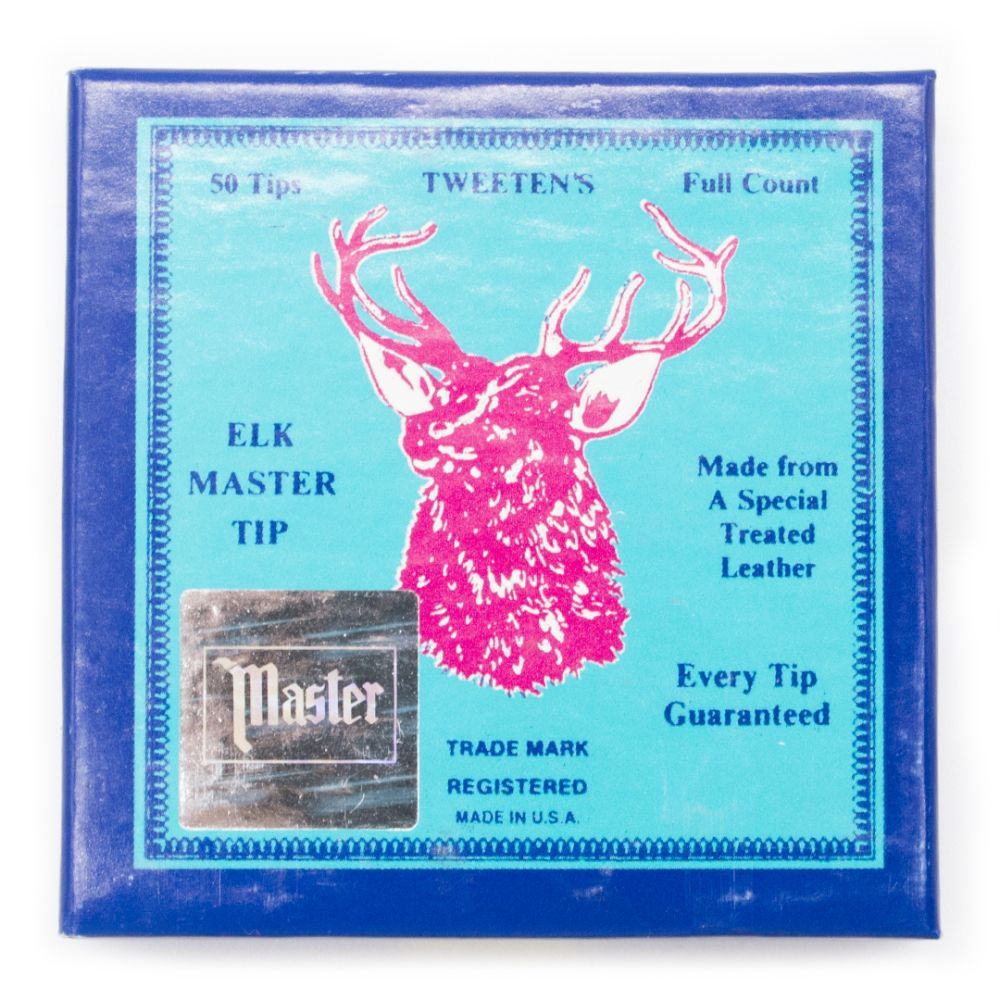 Фотографии Коробка наклеек для кия "Elk Master"13 мм (50 шт)