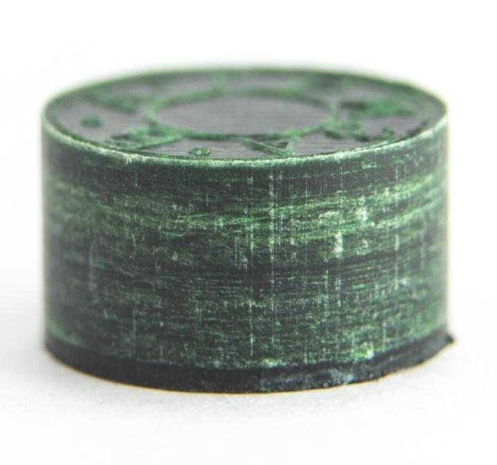 Фотографии Наклейка для кия "Гриза 2" (H) зеленая 13,5 мм