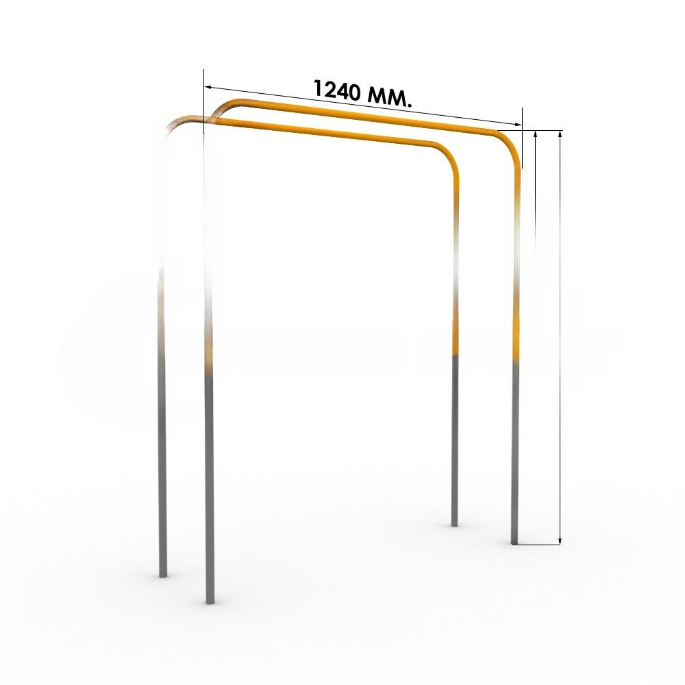 Фотографии Брусья гнутые детские воркаут Pioner A17273