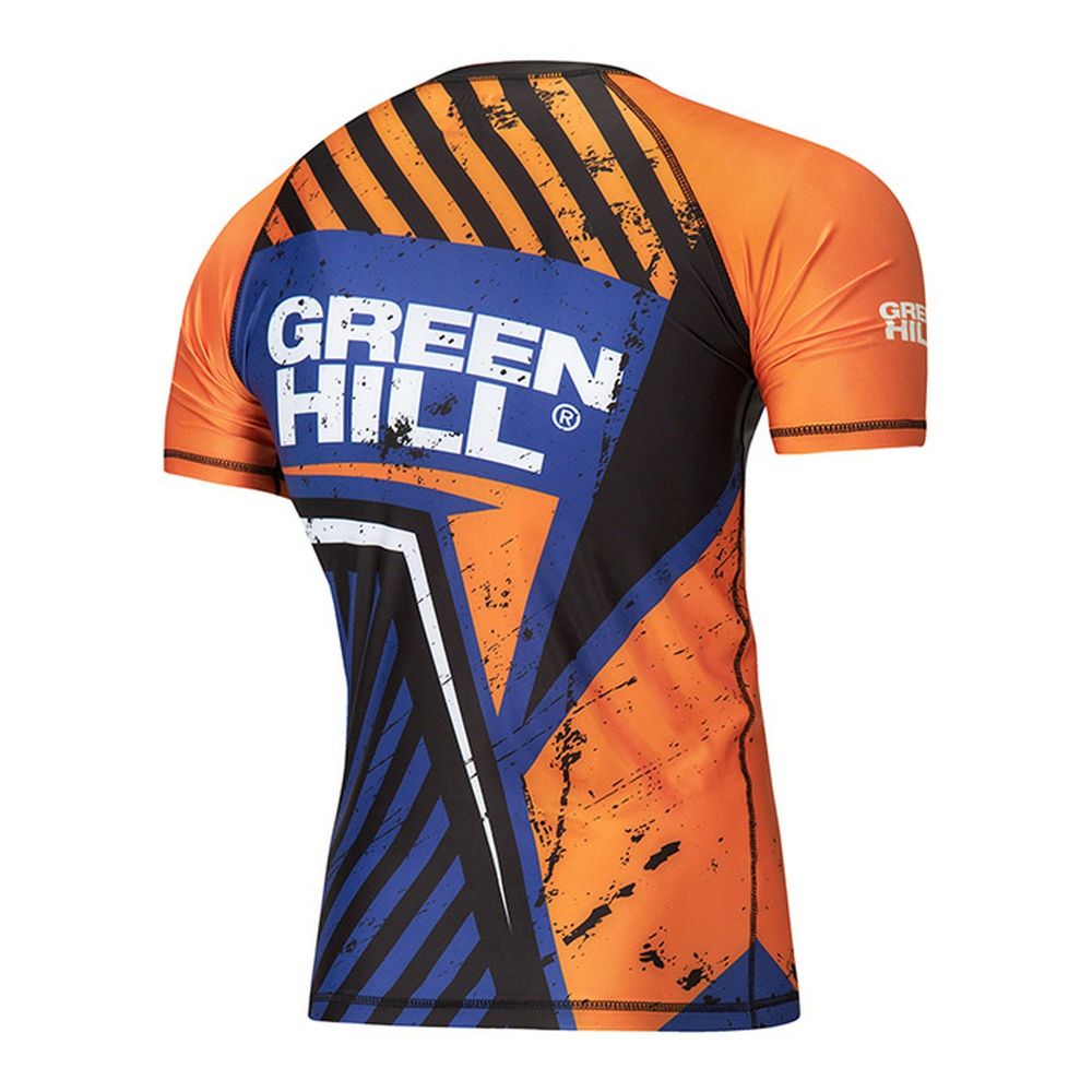 Фотографии Рашгард Green Hill RGS-4051 сине-оранжевый