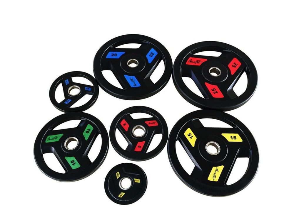 Олимпийский обрезиненный диск AeroFit 51мм AFPLC2.5 (AFP086-2.5KG)