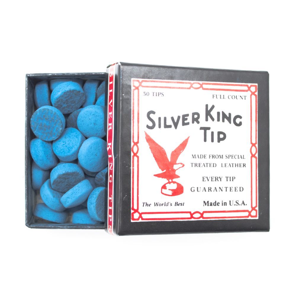 Фотографии Коробка наклеек для кия "Silver King"13 мм (50 шт)