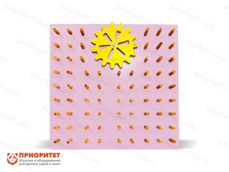 Геоборд «Цветной» (розовый)