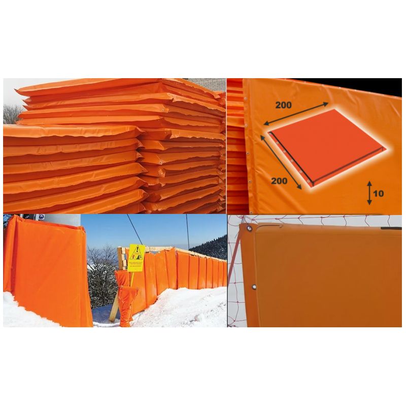 Фото Мат для горнолыжных трасс 200х200х10 см Тент  люверсы  Pioner A11650