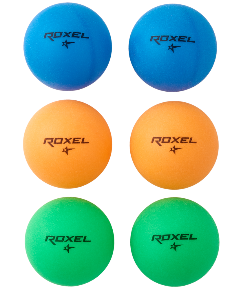 Фотографии Мяч для настольного тенниса 1* Color Bounce, 6 шт.
