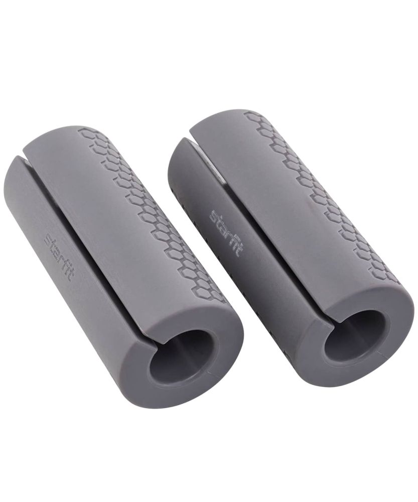 Расширители хвата Star Fit BB-110, d=25 мм, цилиндрические, серый, 2 шт