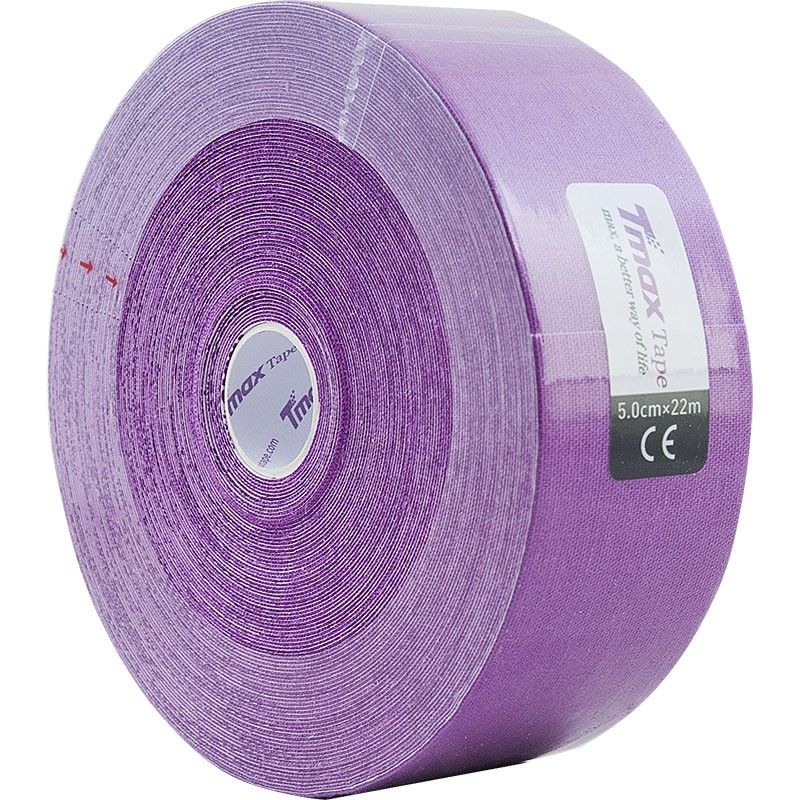 Фотографии Тейп кинезиологический Tmax 22m Extra Sticky Lavender фиолетовый