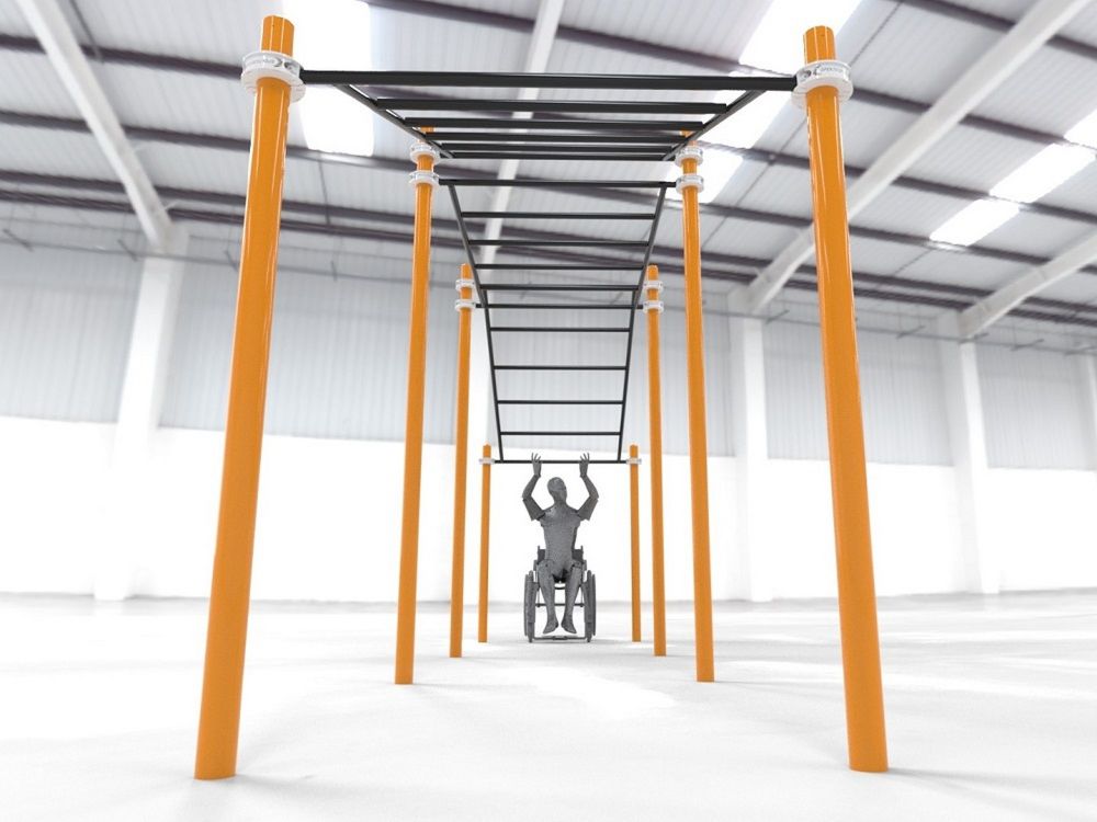 Фотографии Рукоход трехуровневый для колясочников  Pioner A11774