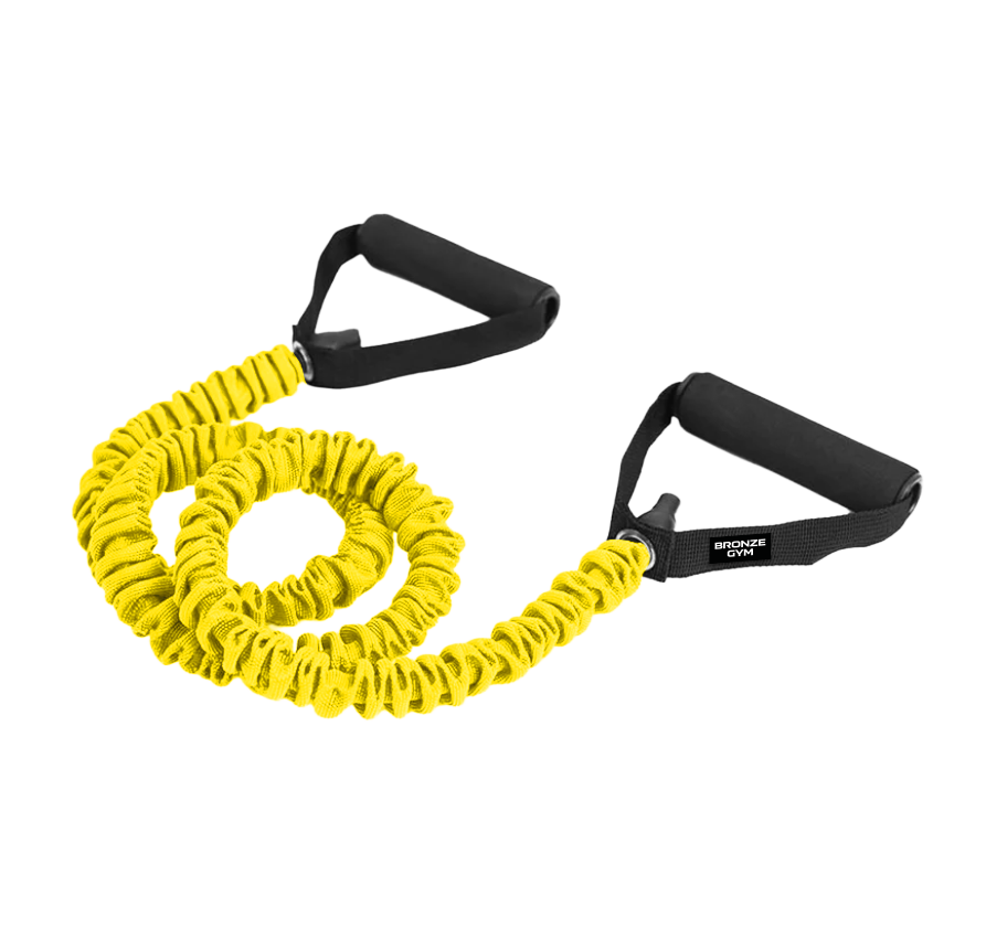 Фото Эспандер трубчатый в рукаве BRONZE GYM,слабое сопр.