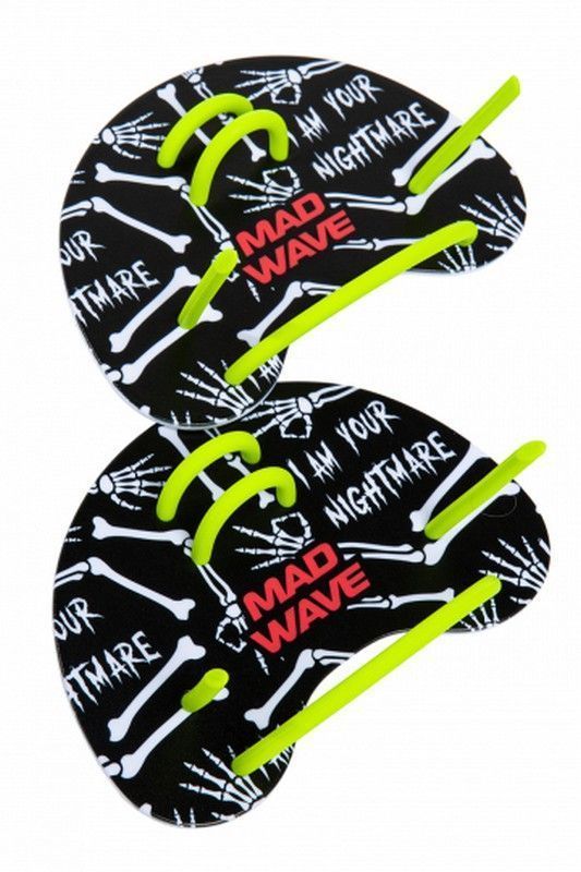 Фото Лопатки Mad Wave Paddles Finger Fun M0743 03 0 02W черный