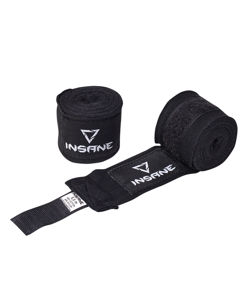 Фото Бинт боксерский COBRA, хлопок/нейлон, черный, 3,5 м