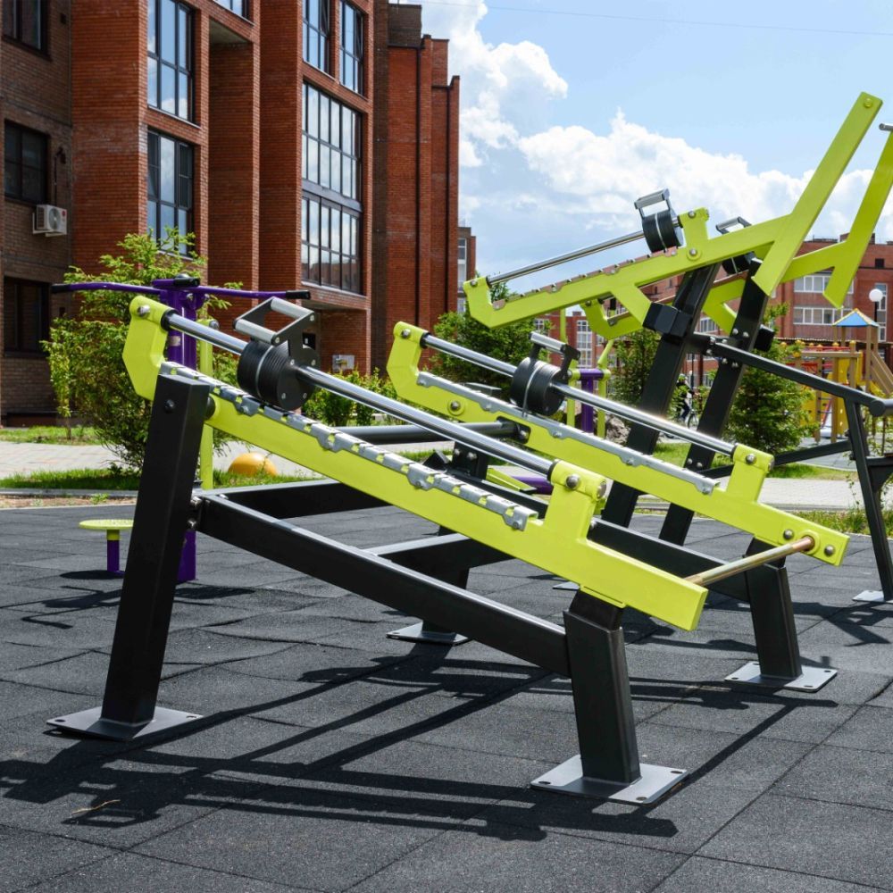 Фотографии Уличный тренажер Становая тяга с переменной нагрузкой