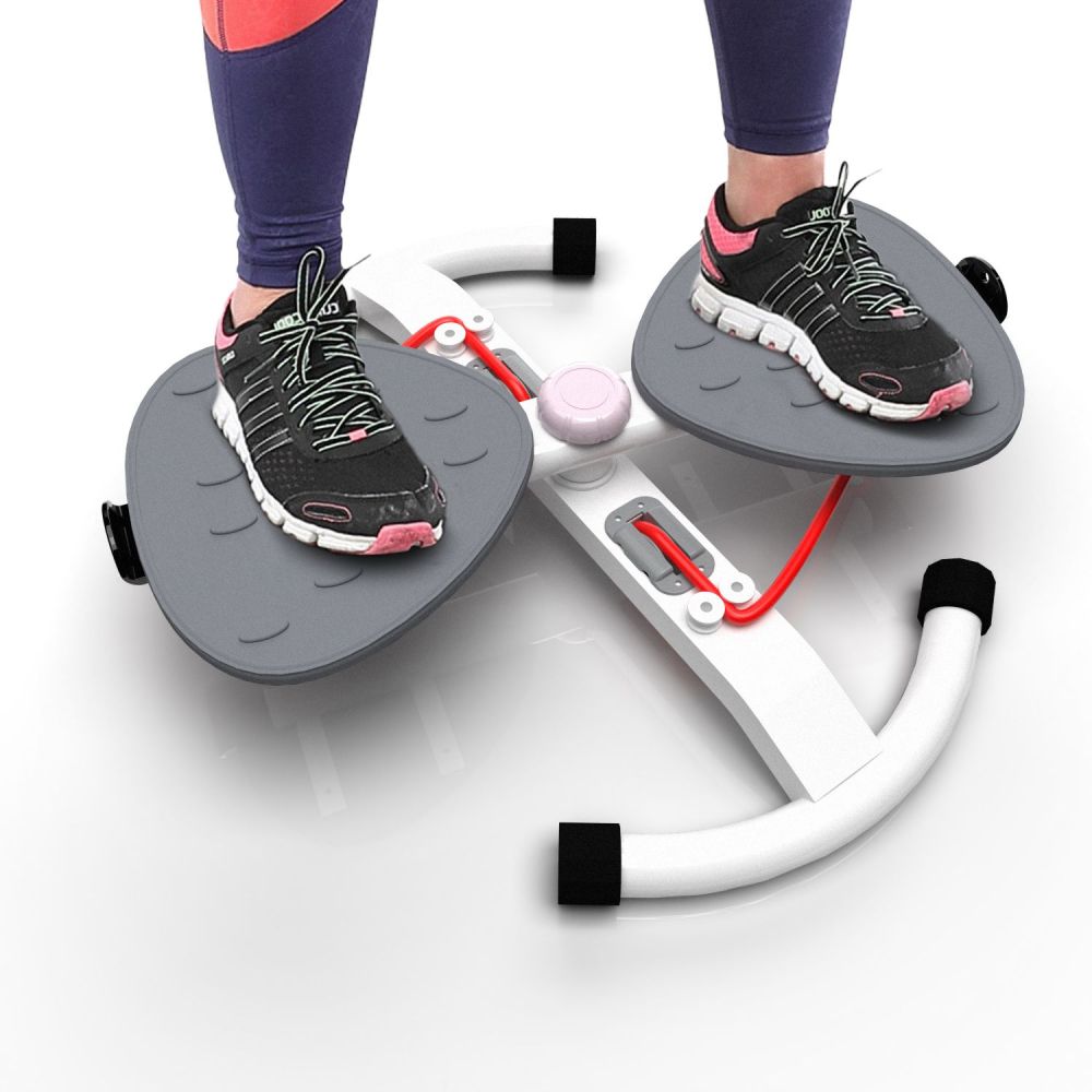 Фотографии Фитнес платформа/горнолыжный тренажёр DFC "Twister Bow" с эспандерами