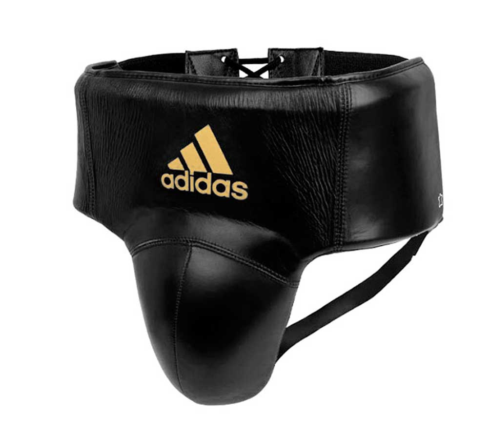 Фотографии Защита паха мужская Adidas AdiStar Pro Groin Guard черно-золотая