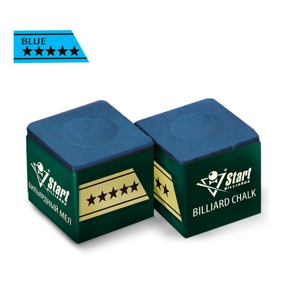 Фотографии Мел Startbilliards 5 звезд синий (72шт)