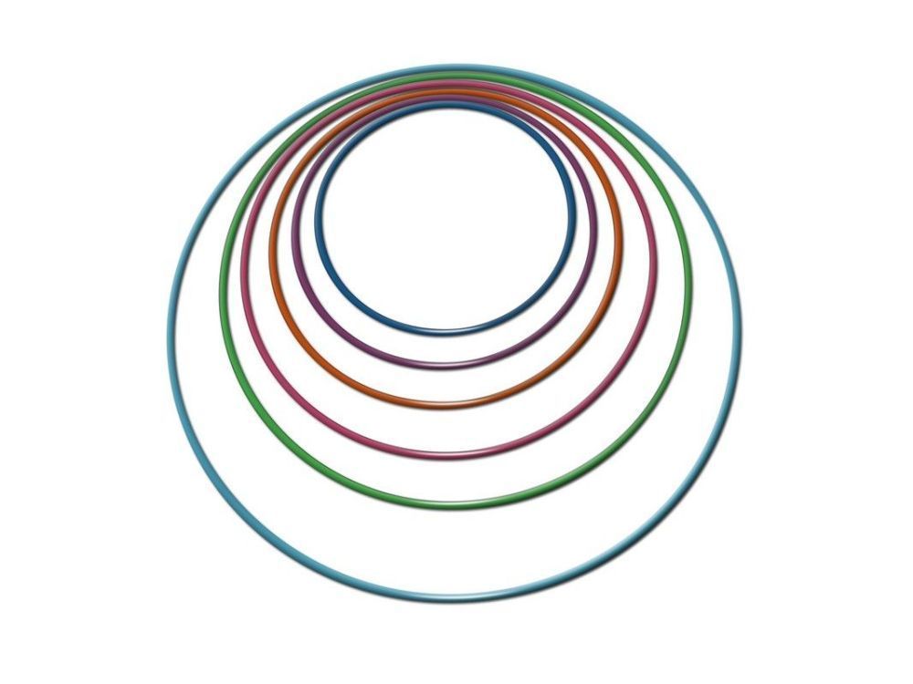 Фото Обруч гимнастический d75см, стальной, окрашенный Pioner A17931