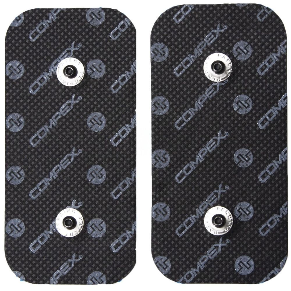 Фото Электроды для миостимуляции Compex Performance Snap с двумя кнопками, 42216, размер 5х10см.