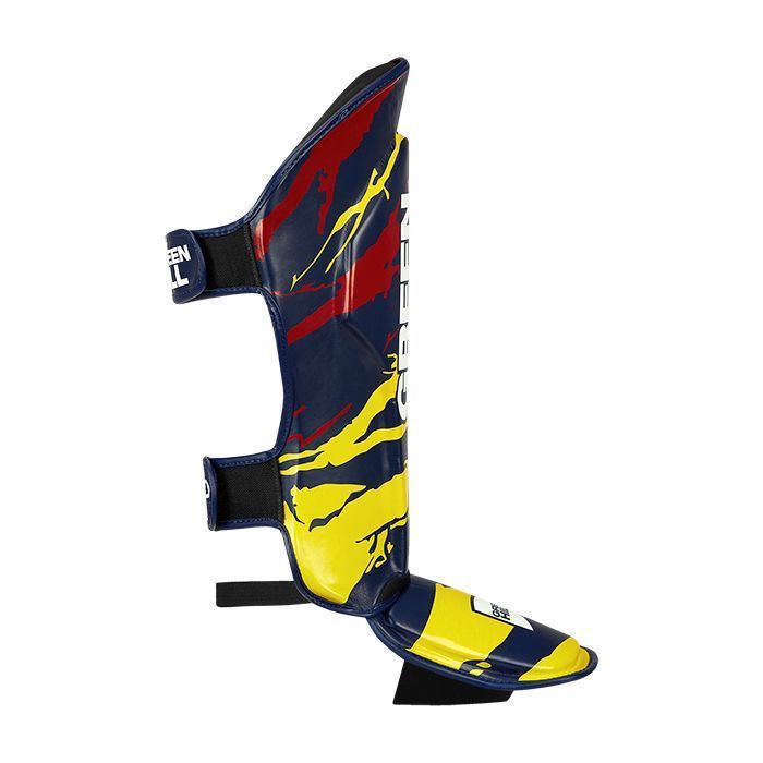 Фотографии Защита голень-стопа Green Hill Jumbo сине-желтая SIJ-2166