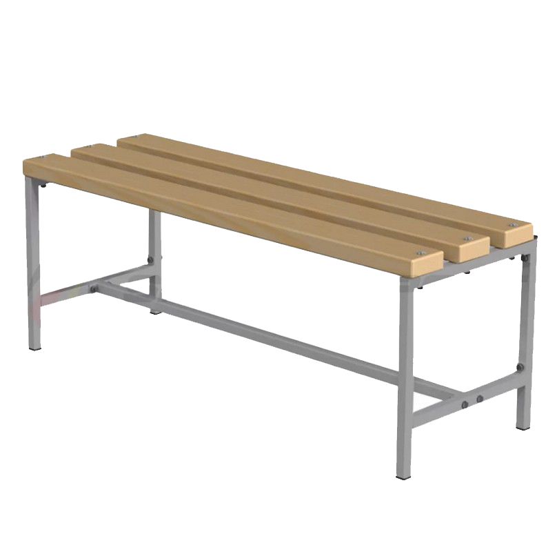 Фотографии Скамейка для раздевалок без спинки разборная, 100 см