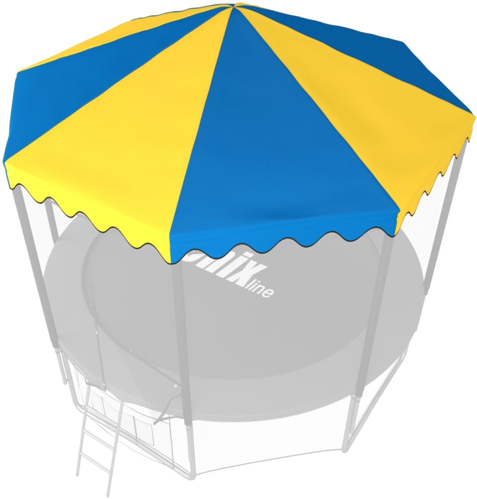 Фотографии Крыша для батута UNIX Line 8 ft синий, жёлтый